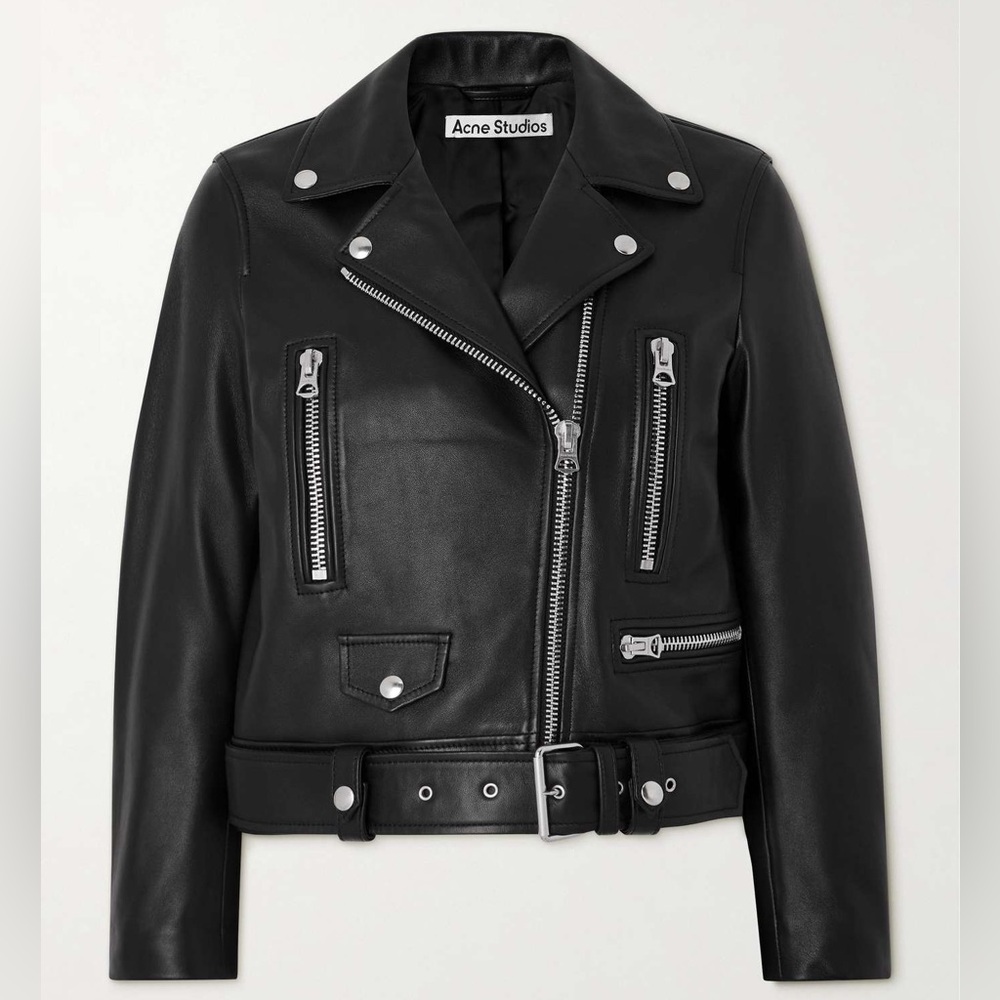 Acne Leather Biker Jacket